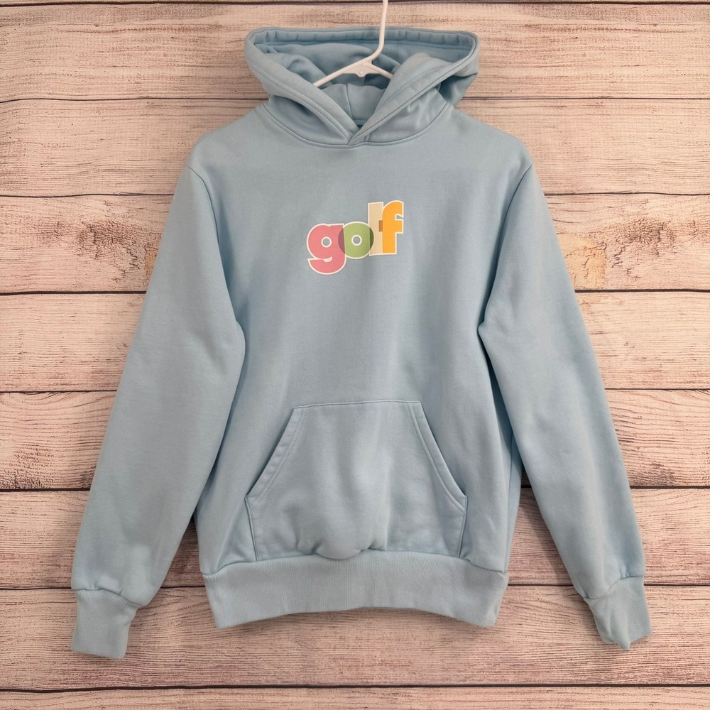 Golf Wang Hoodie Mens XS Light Blue Tyler the Creator Pullover Streetwear